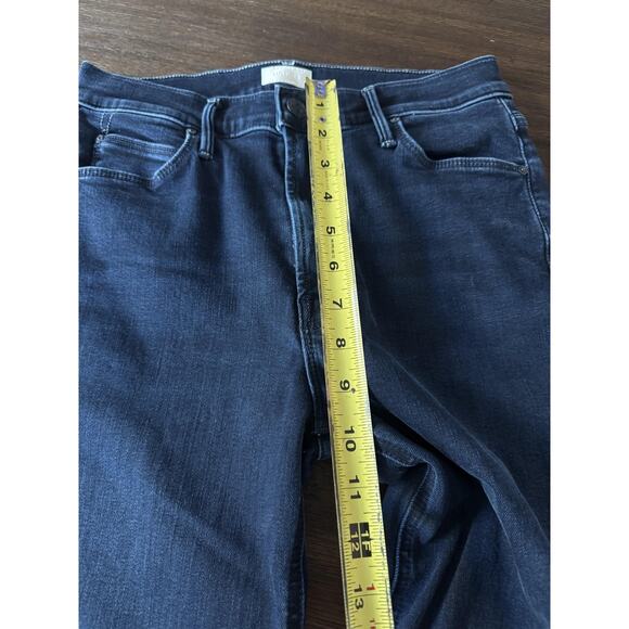 Mother Mid Rise Dazzler Ankle Jeans Womens 27 Blue Stretch Chip On My Shoulder - Picture 7 of 11